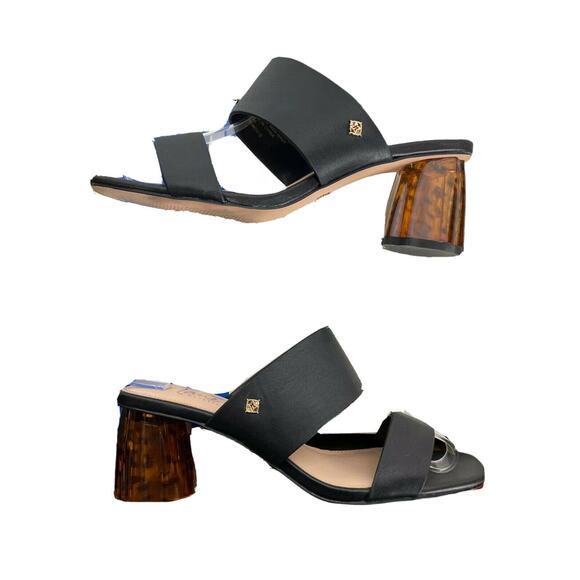 nanette lepore ellie Noell Resin Block heel sandals Size 7.5 - Picture 1 of 5